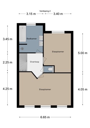 Floorplan - Maastrichterlaan 128, 6291 EV Vaals